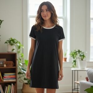 Vintage Classic Black Dress Size Medium